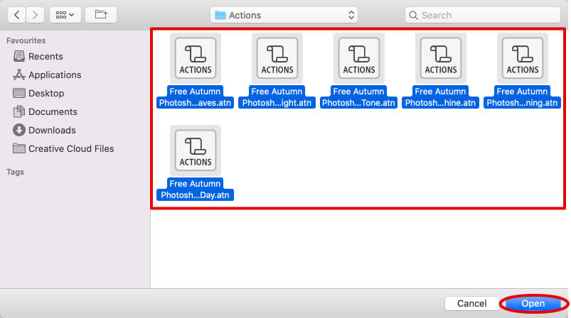 for adobe ps actions does the same atn work for mac and pc